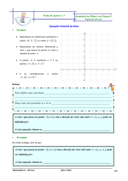 Ficha de Apoio n.&ordm; 3