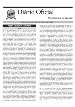 Diário Oficial 2015/884 - Governo Municipal de Caucaia