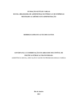 Disserta&ccedil;&atilde;o Rodrigo Lofrano - Sistema de Bibliotecas FGV