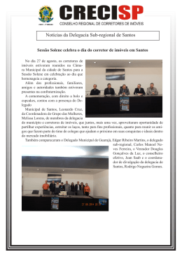 Notícias da Delegacia Sub-regional de Santos