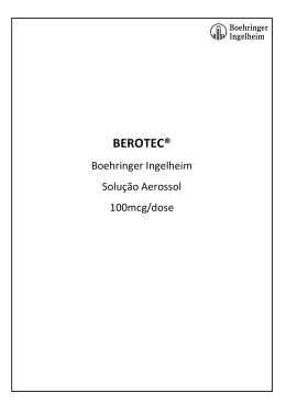 Berotec Aerossol - Boehringer Ingelheim