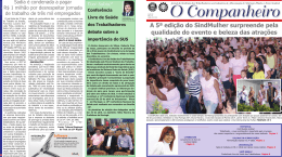 A 5&ordf; edi&ccedil;&atilde;o do SindMulher surpreende pela qualidade do