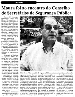 de Secret&aacute;rios de Seguran&ccedil;a P&uacute;blica