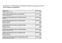 Resultado Final - Universidade Federal de Pernambuco