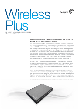 Seagate Wireless Plus, o armazenamento móvel que você pode