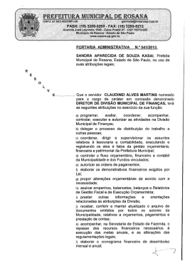 PORTARiA ADMINISTRATIVA Nf` 541/2913. SANDRA APARECIDA