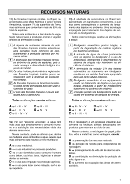 RECURSOS NATURAIS