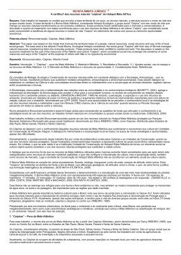 dos recursos naturais &ldquo;caipiras&rdquo; do Hotspot Mata Atl?