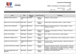 Adriano Santos Ara&uacute;jo Especialista / Log&iacute;stica