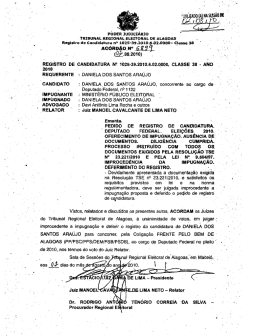 ser Í - Tribunal Regional Eleitoral de Alagoas
