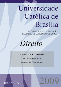 Bruno Santos Araujo - Universidade Cat&oacute;lica de Bras&iacute;lia