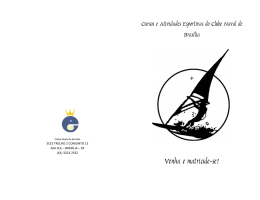 Venha e matricule-se! - Clube Naval de Brasília