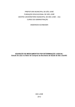 SCHNEIDER, Anderson. Aquisi&ccedil;&atilde;o de medicamentos por