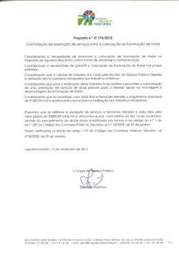 Proposta n.&ordm; JF 174/2015