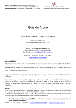 Guia do Aluno CEDEP 2013