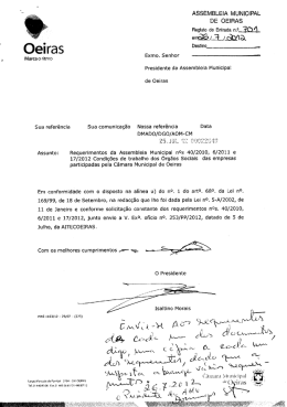 `L ASSEMBLEIA MUNICIPAL - DE OEIFIAS