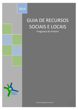 guia de recursos sociais e locais