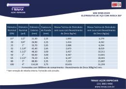 NBR 5598/2009 - Tenax Aços Especiais