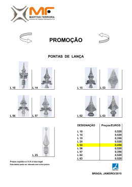 Pontas de Lan&ccedil;a
