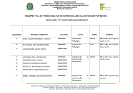Resultado Final - Instituto Federal de Educa&ccedil;&atilde;o, Ci&ecirc;ncia e