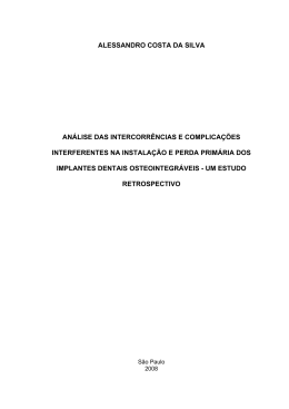 alessandro costa da silva an&aacute;lise das intercorr&ecirc;ncias e