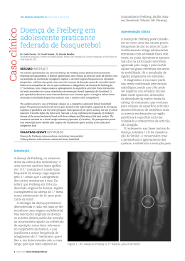 Caso clínico: Doença de Freiberg em