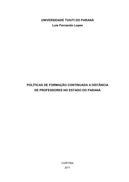 UNIVERSIDADE TUIUTI DO PARAN&Aacute;