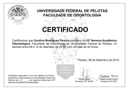 PARTICIPA#U00c7#U00c3O - Carolina Rodrigues Pereira