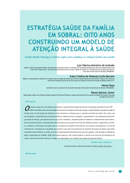 ESTRAT&Eacute;GIA SA&Uacute;DE DA FAM&Iacute;LIA EM SOBRAL: OITO