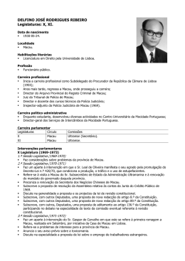 DELFINO JOS&Eacute; RODRIGUES RIBEIRO Legislaturas: X, XI.