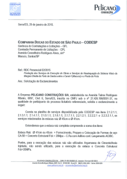 Questionamento Empresa Pelicano 02
