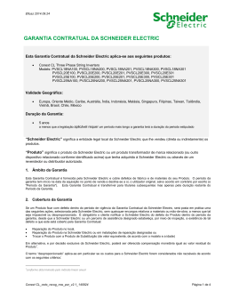 SCHNEIDER ELECTRIC LIMITED WARRANTY