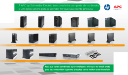 A APC by Schneider Electric tem uma linha completa de no
