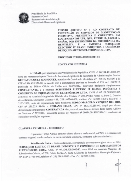 Presidência da República Secretaria