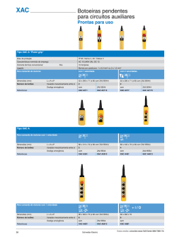 XAC Botoeiras pendentes para clrcultos auxlllares - CESP-SP