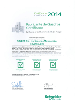 Quadrista certificado Schneider