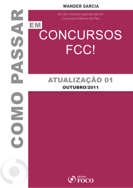 CONCURSOS FCC_DIREITO PROCESSUAL