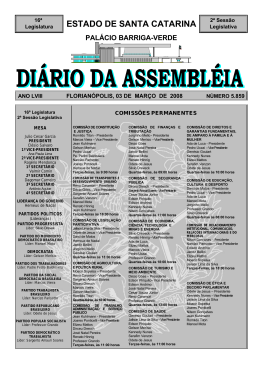 - Assembleia Legislativa do Estado de Santa Catarina