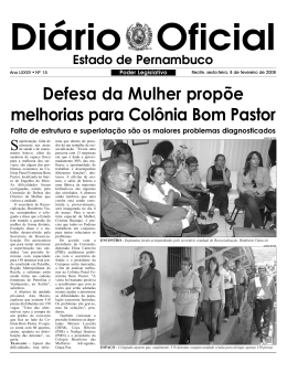 Defesa da Mulher prop&otilde;e melhorias para Col&ocirc;nia Bom Pastor
