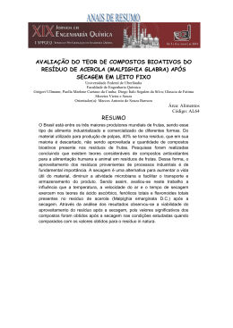 resumo - PET Engenharia Qu&iacute;mica
