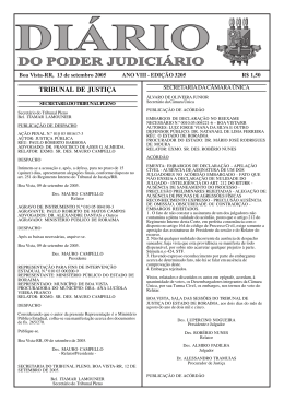 edi&ccedil;&atilde;o 3205.pmd - Di&aacute;rio da Justi&ccedil;a Eletr&ocirc;nico - TJRR