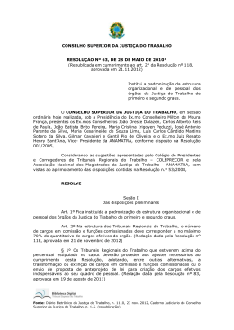 Resolu&ccedil;&atilde;o n&ordm; 63/2010