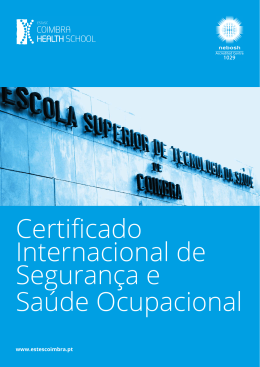 Certificado Internacional de Segurança e Saúde Ocupacional