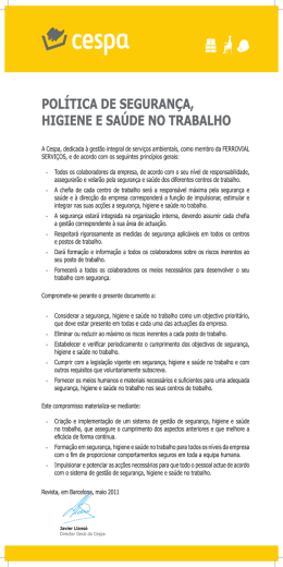 Fa&ccedil;a o da nossa Pol&iacute;tica de