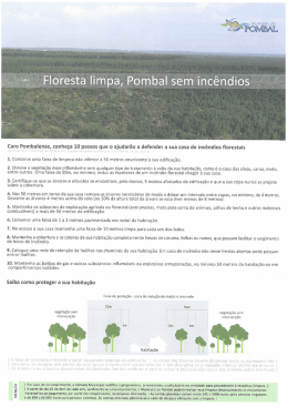 Floresta limpa, Pombal sem inc&ecirc;ndios