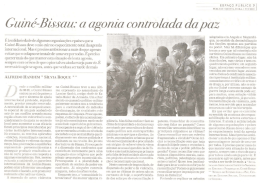 Guin&eacute;-Bissau: a agonia controlada da paz