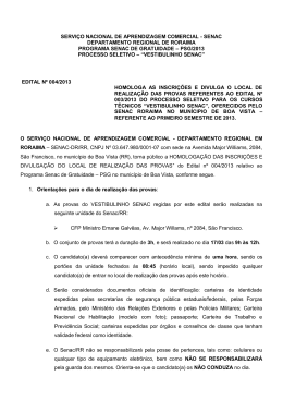 edital - Senac