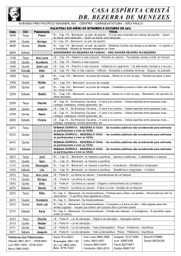 Setembro e Outubro 2012