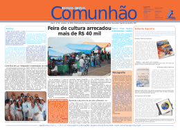 JORNAL MURAL - Comunh&atilde;o Esp&iacute;rita de Bras&iacute;lia