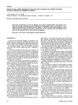 ARTIGO - Qu&iacute;mica Nova